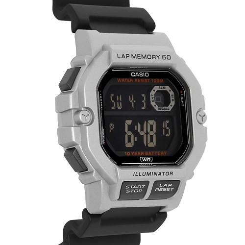 Đồng hồ Casio 44.5 mm Nam WS-1400H-1BVDF Màu Đen