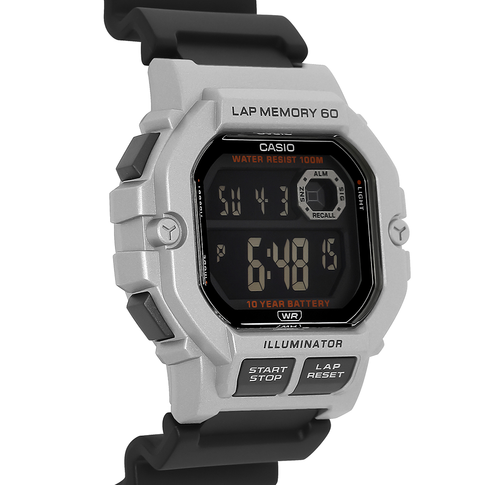 Đồng hồ Casio Timeless 44.5 mm Nam WS-1400H-1BVDF Màu Đen