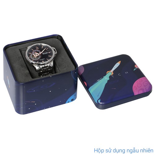 Đồng hồ MVW Star 41 mm Nam MSA003-02 Màu Bạc