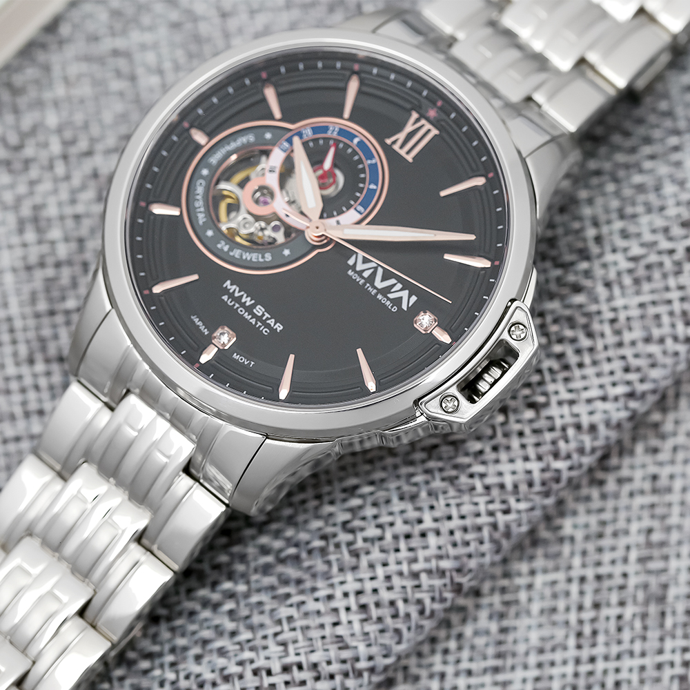 Đồng hồ MVW Star 41 mm Nam MSA003-02
