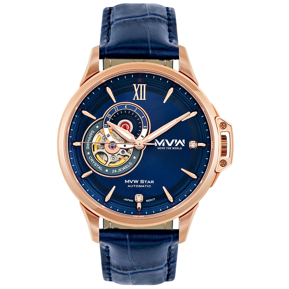 Đồng hồ MVW Star 41 mm Nam MLA004-01