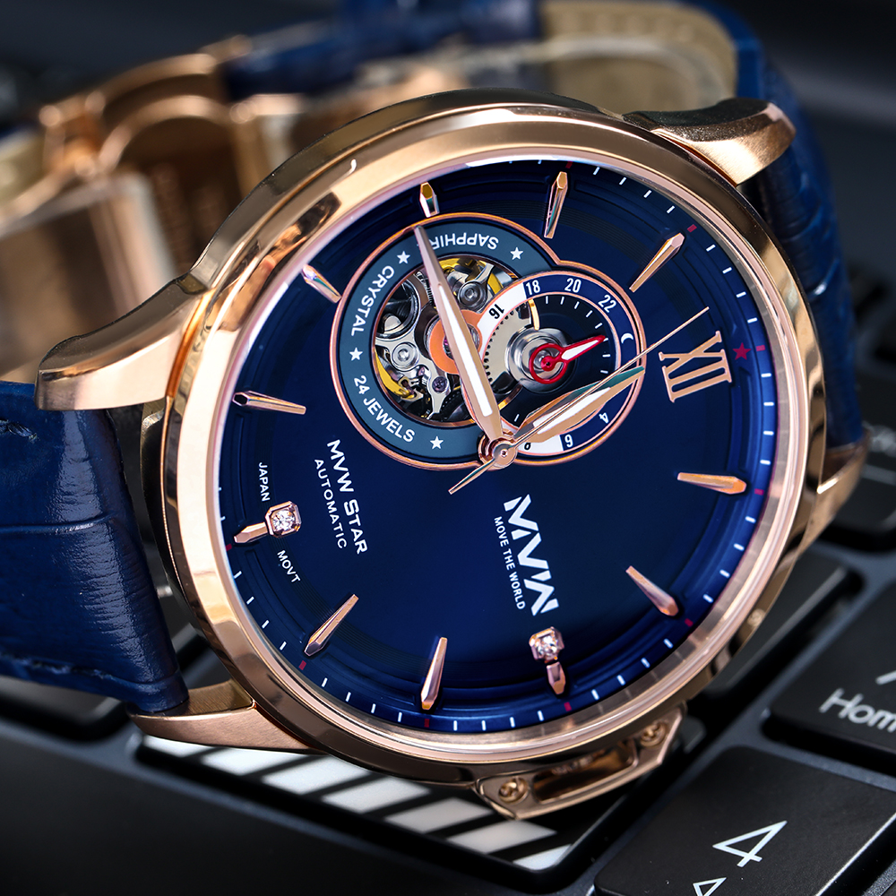 Đồng hồ MVW Star 41 mm Nam MLA004-01