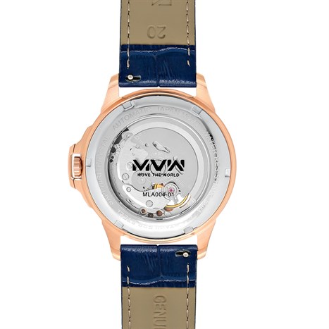 Đồng hồ MVW Star 41 mm Nam MLA004-01 Màu Xanh Dương
