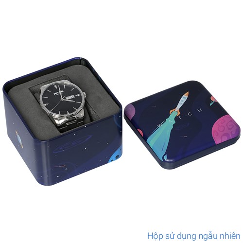 Đồng hồ MVW 41.5 mm Nam MS080-01 Màu Bạc