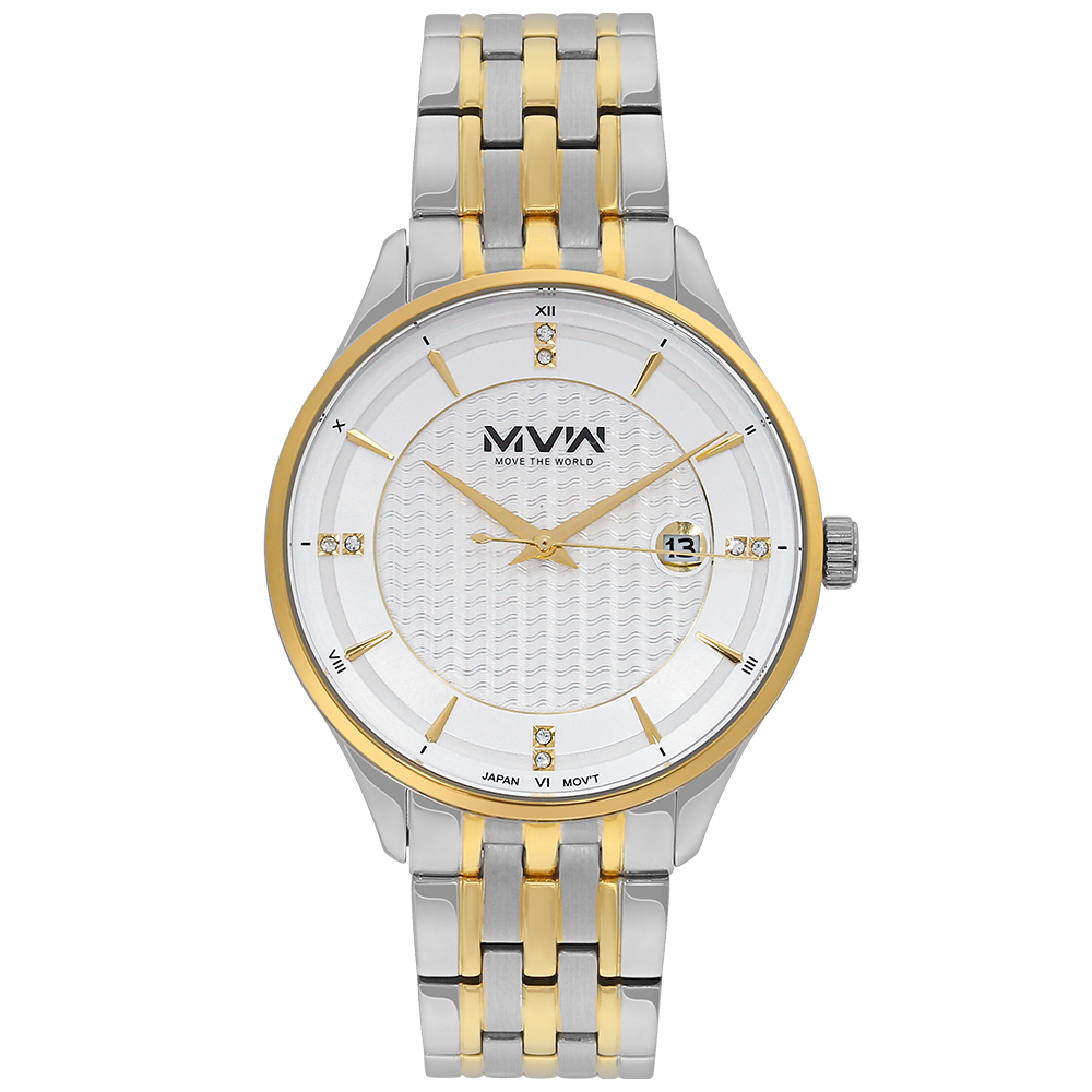 Đồng hồ MVW 41.5 mm Nam MS082-01 Màu Bạc