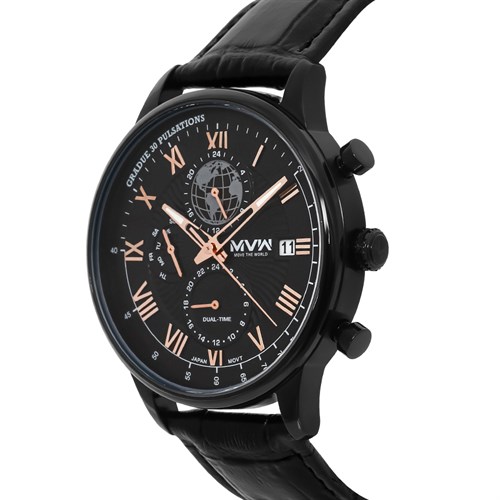 Đồng hồ MVW Sport 41 mm Nam ML071-02 Màu Đen