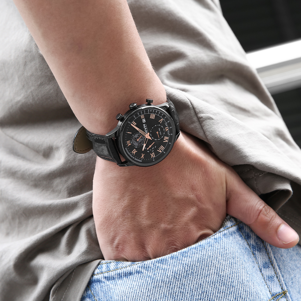 Đồng hồ MVW Sport 41 mm Nam ML071-02