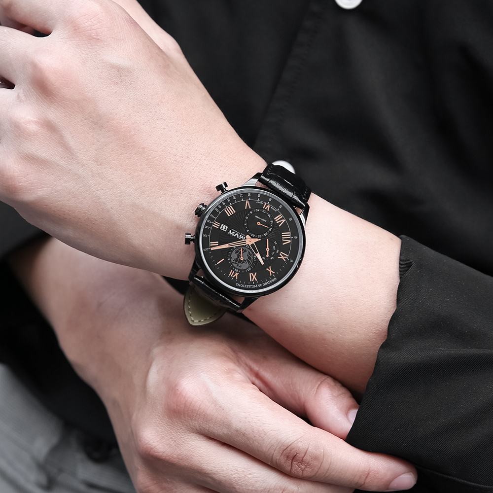 Đồng hồ MVW Sport 41 mm Nam ML071-02