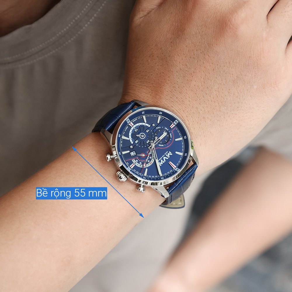 Đồng hồ MVW Sport 43 mm Nam ML072-01