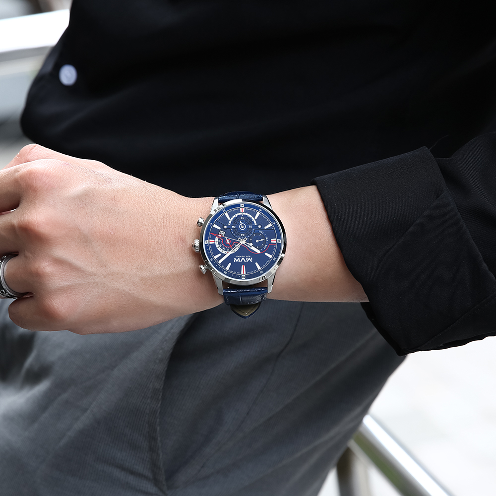 Đồng hồ MVW Sport 43 mm Nam ML072-01