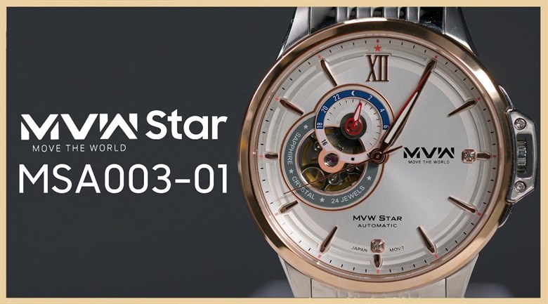 Đồng hồ MVW STAR 41.5 mm Nam MSA003-01