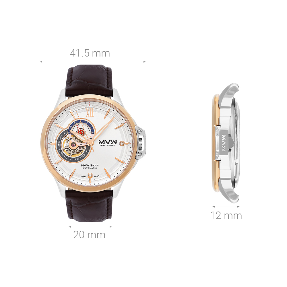 Đồng hồ MVW STAR 41.5 mm Nam MLA004-02 - 7