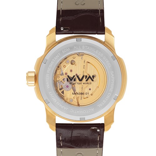 Đồng hồ MVW STAR 40 mm Nam MLA006-01 Màu Nâu