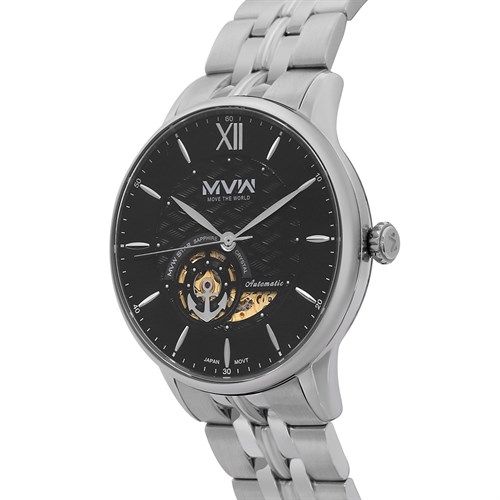 Đồng hồ MVW STAR 42 mm Nam MSA004-01 Màu Bạc