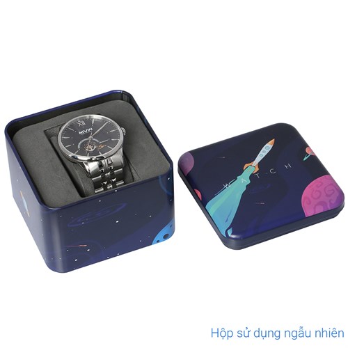 Đồng hồ MVW STAR 42 mm Nam MSA004-01 Màu Bạc