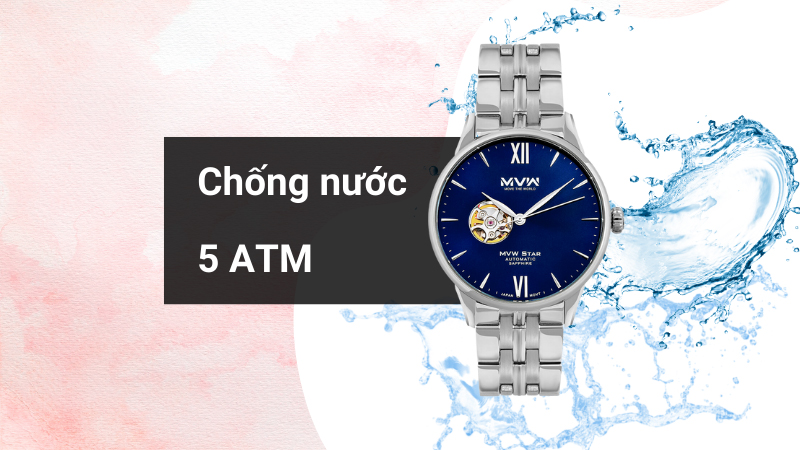 Khả năng kháng nước của mẫu đồng hồ Khả năng kháng nước của mẫu đồng hồ