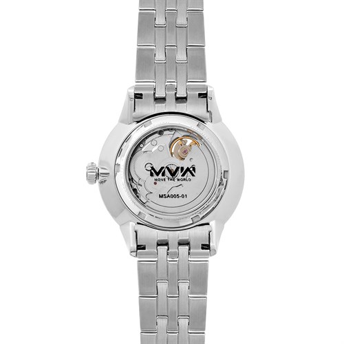 Đồng hồ MVW STAR 43 mm Nam MSA005-01 Màu Bạc