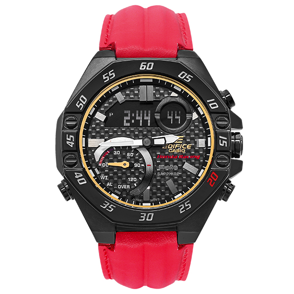Đồng hồ EDIFICE CASIO 48.5 mm Nam ECB-10HR-1ADR Màu Đỏ