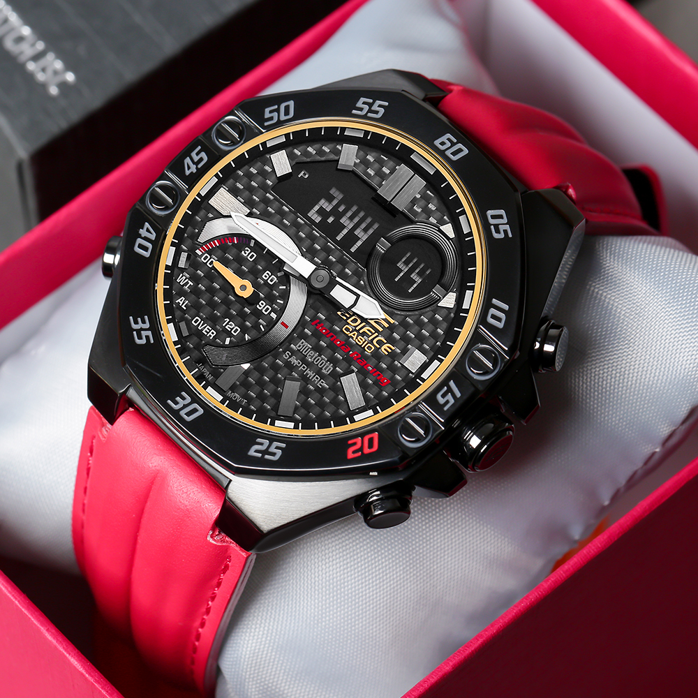 Đồng hồ EDIFICE CASIO 48.5 mm Nam ECB-10HR-1ADR