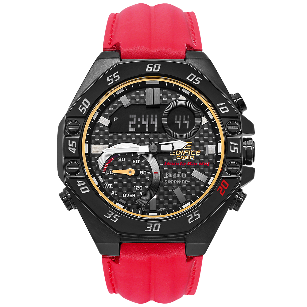 Đồng hồ EDIFICE CASIO 48.5 mm Nam ECB-10HR-1ADR Màu Đỏ
