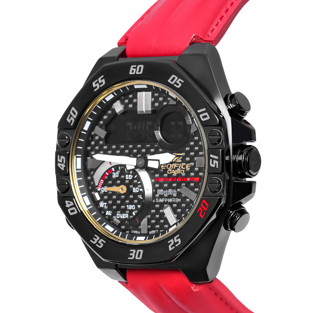Đồng hồ EDIFICE CASIO 48.5 mm Nam ECB-10HR-1ADR Màu Đỏ