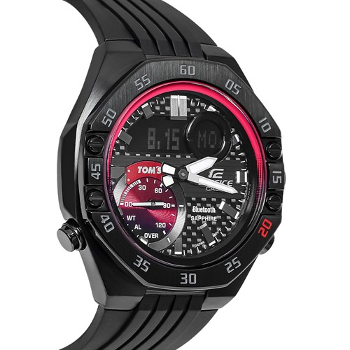 Đồng hồ EDIFICE CASIO 48.5 mm Nam ECB-10TMS-1ADR Màu Đen