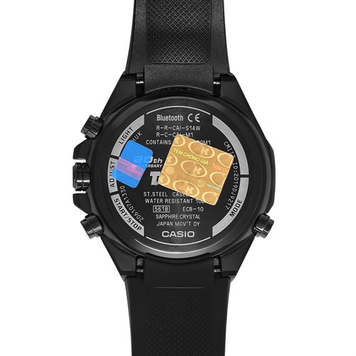Đồng hồ EDIFICE CASIO 48.5 mm Nam ECB-10TMS-1ADR Màu Đen