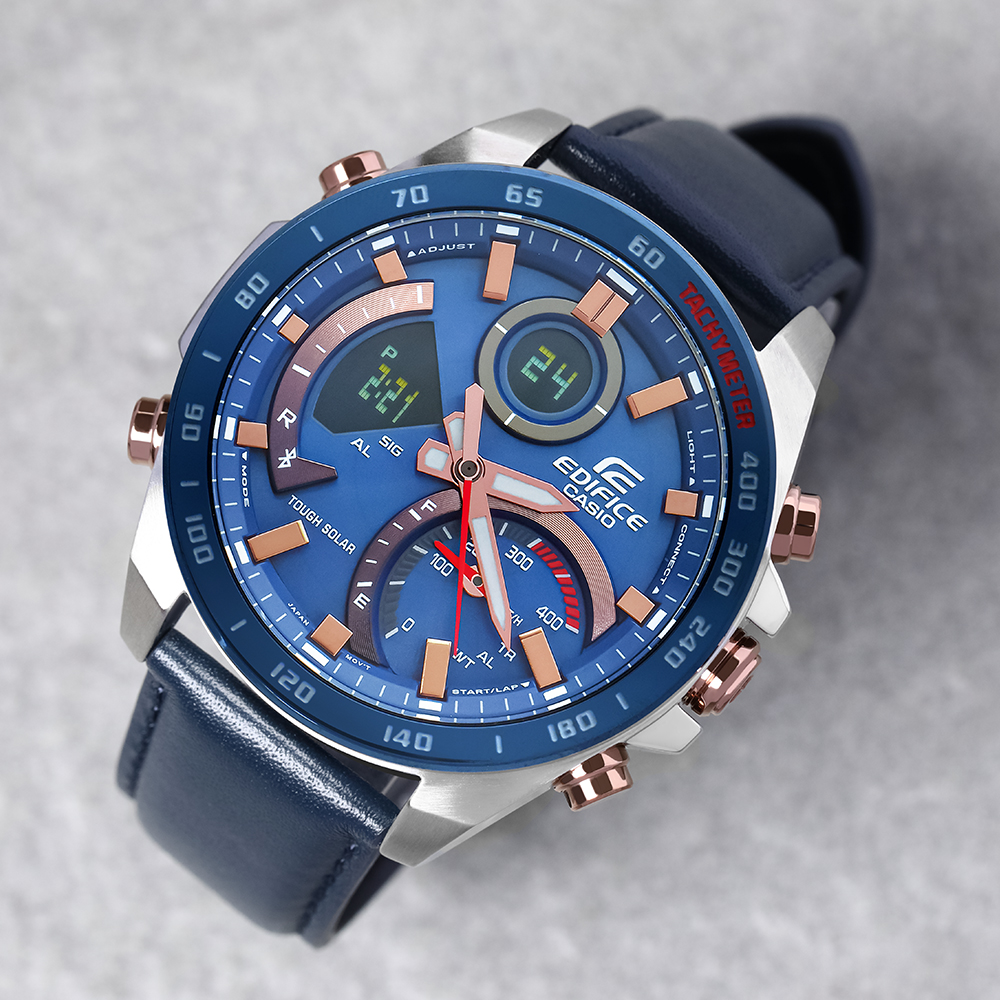 Đồng hồ EDIFICE CASIO 48 mm Nam ECB-900BL-2ADR