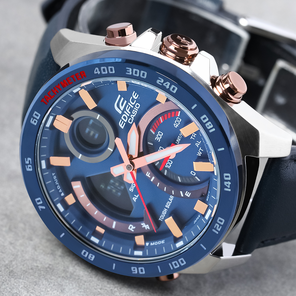 Đồng hồ EDIFICE CASIO 48 mm Nam ECB-900BL-2ADR