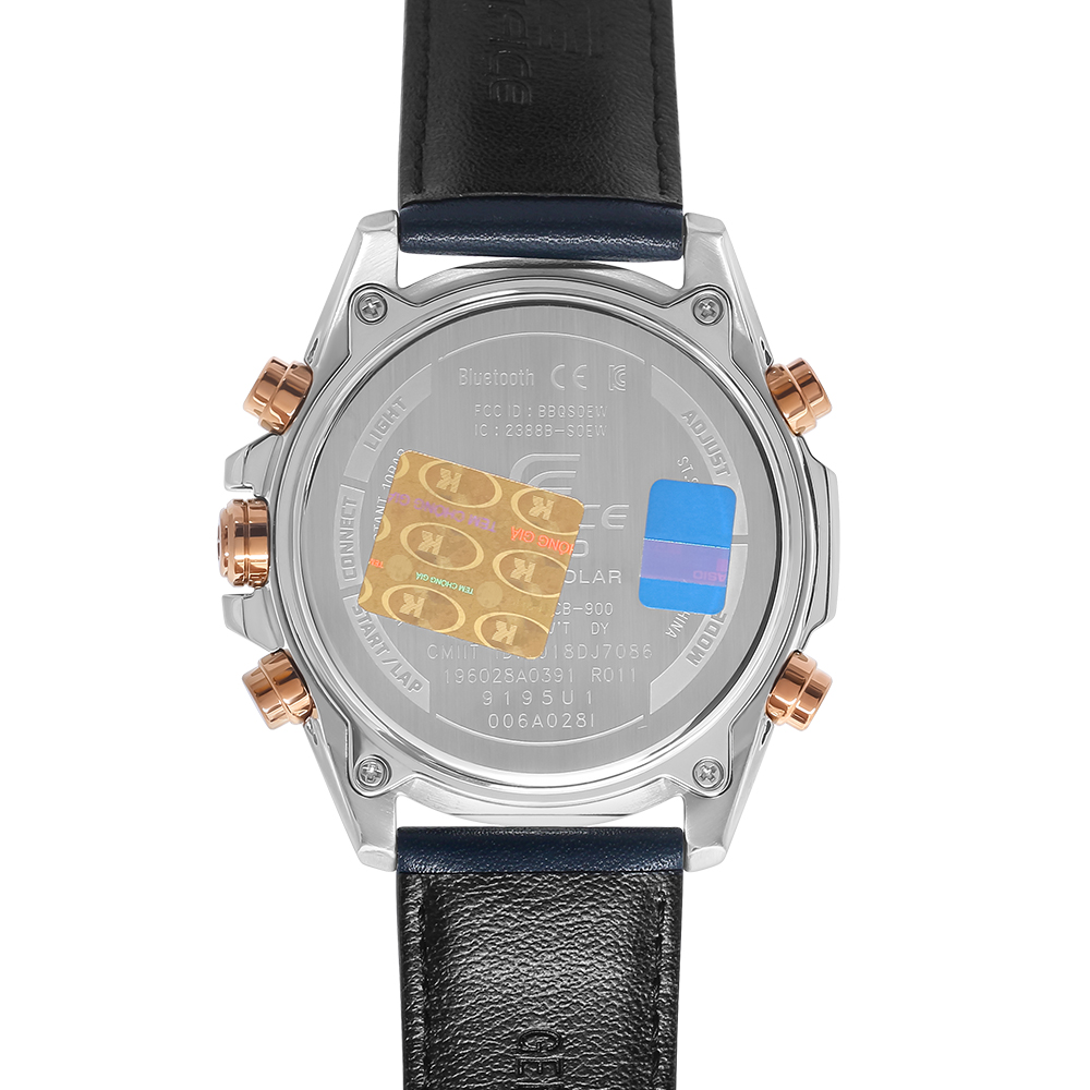 Đồng hồ EDIFICE CASIO 48 mm Nam ECB-900BL-2ADR Màu Xanh Dương