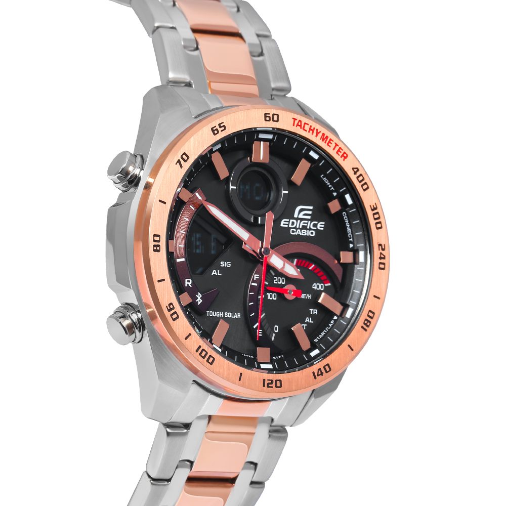 Đồng hồ EDIFICE CASIO 48 mm Nam ECB-900DC-1ADR Màu Bạc