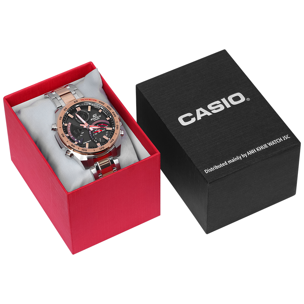 Đồng hồ EDIFICE CASIO 48 mm Nam ECB-900DC-1ADR Màu Bạc