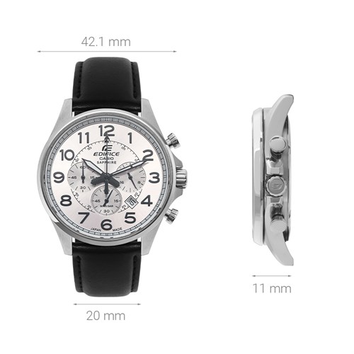 Đồng hồ EDIFICE CASIO 42.1 mm Nam EFB-508JL-7ADR Màu Đen