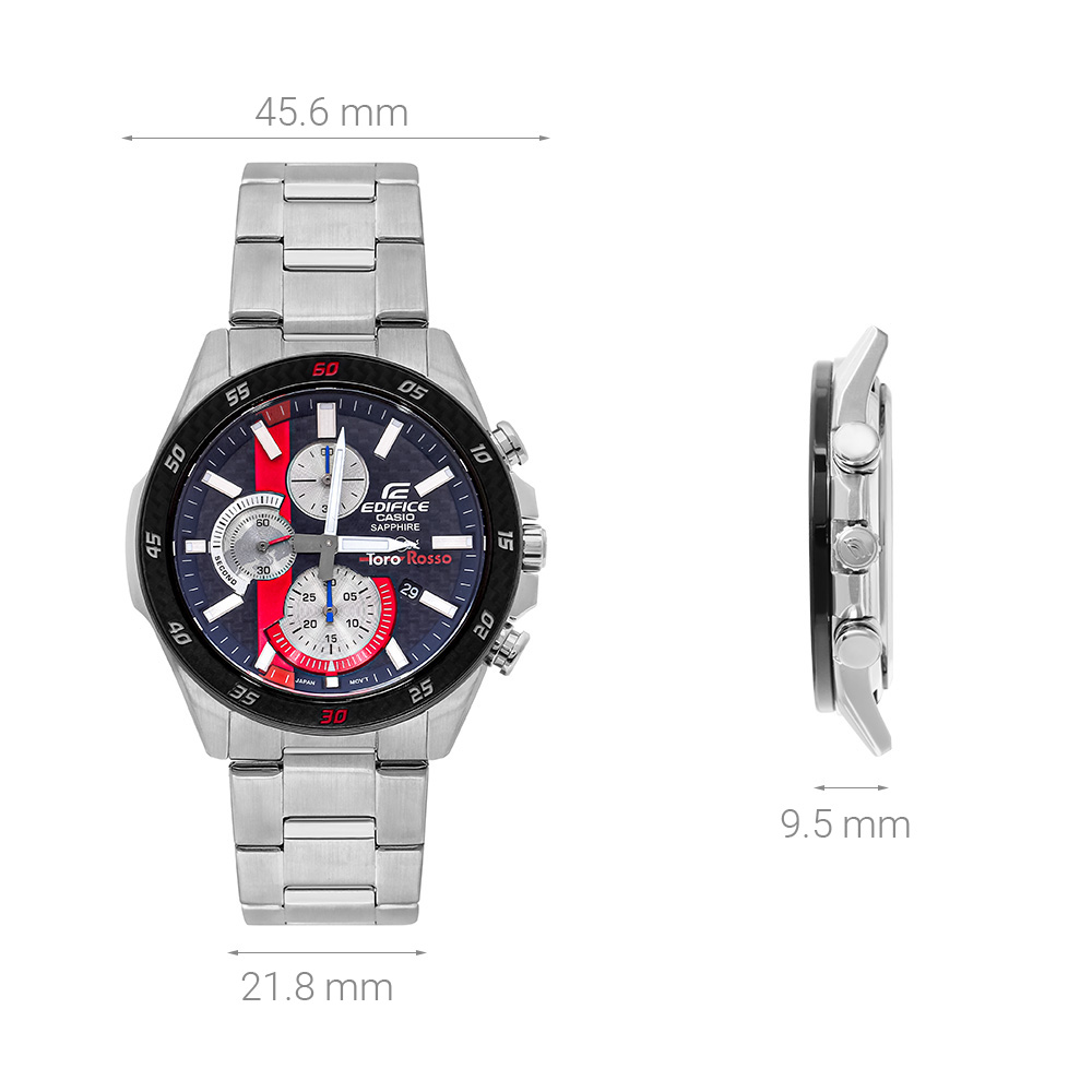 Đồng hồ EDIFICE CASIO 45.6 mm Nam EFR-S567TR-2ADR Màu Bạc