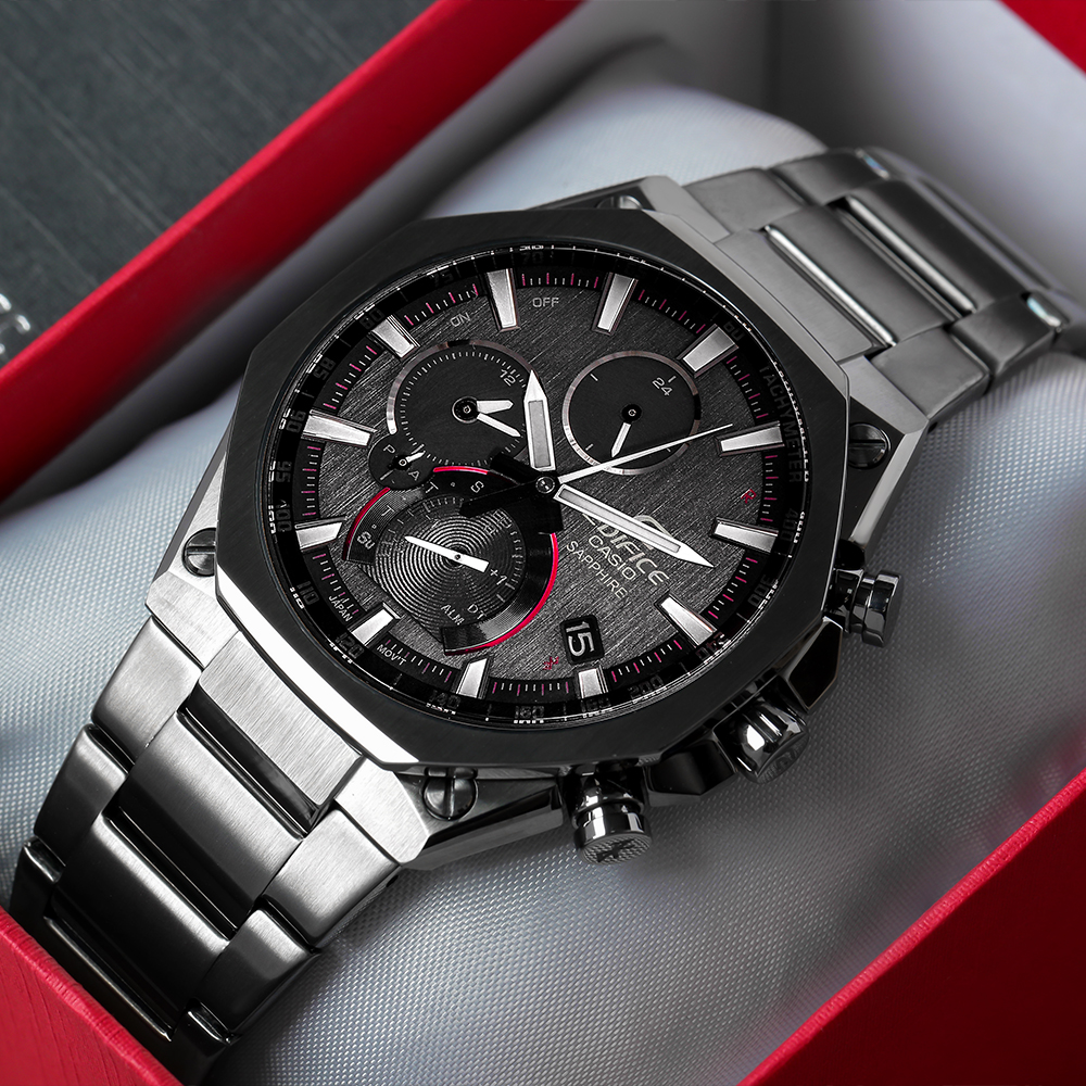 Đồng hồ EDIFICE CASIO 44.6 mm Nam EQB-1100DC-1ADR