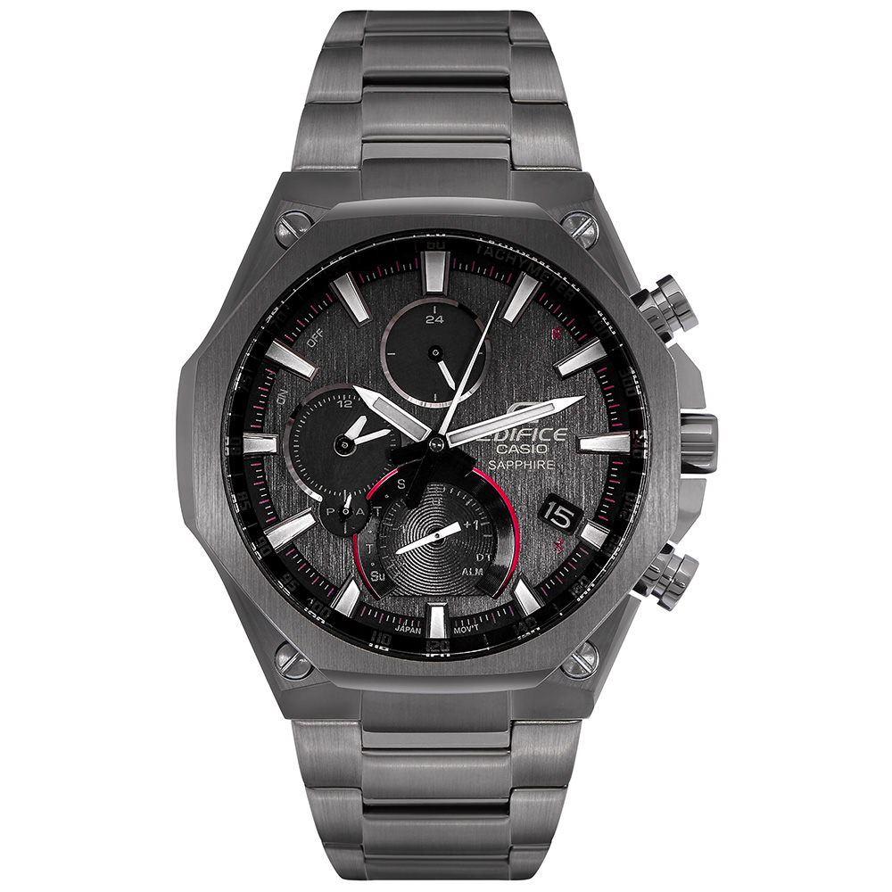 Đồng hồ EDIFICE CASIO 44.6 mm Nam EQB-1100DC-1ADR Màu Xám