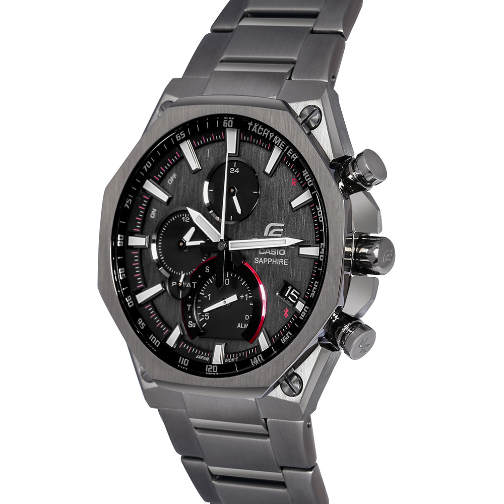 Đồng hồ EDIFICE CASIO 44.6 mm Nam EQB-1100DC-1ADR Màu Xám