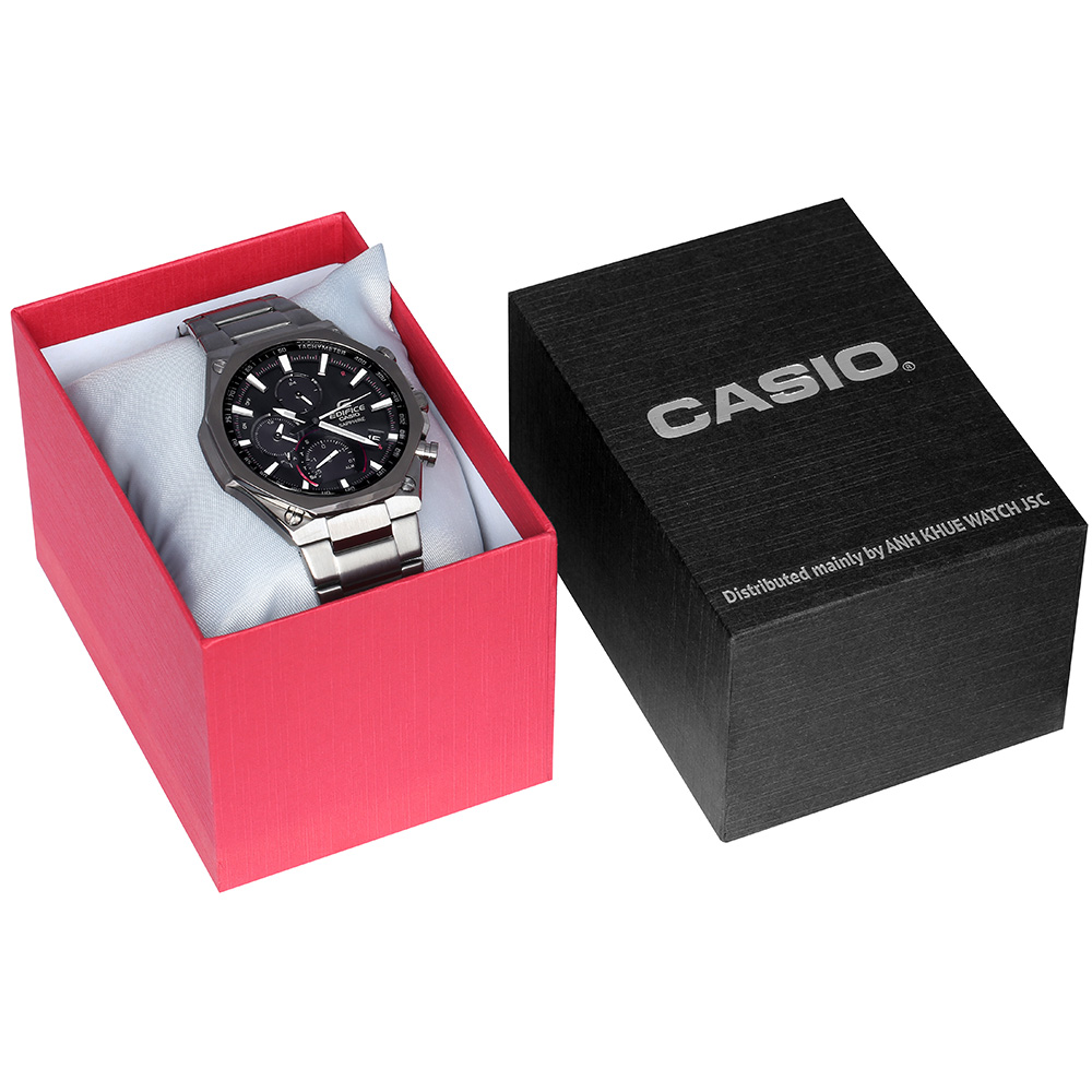 Đồng hồ EDIFICE CASIO 44.6 mm Nam EQB-1100DC-1ADR Màu Xám