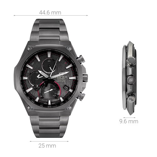 Đồng hồ EDIFICE CASIO 44.6 mm Nam EQB-1100DC-1ADR Màu Xám