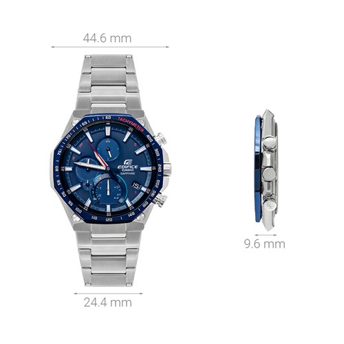 Đồng hồ EDIFICE CASIO 44.6 mm Nam EQB-1100XDB-2ADR Màu Bạc