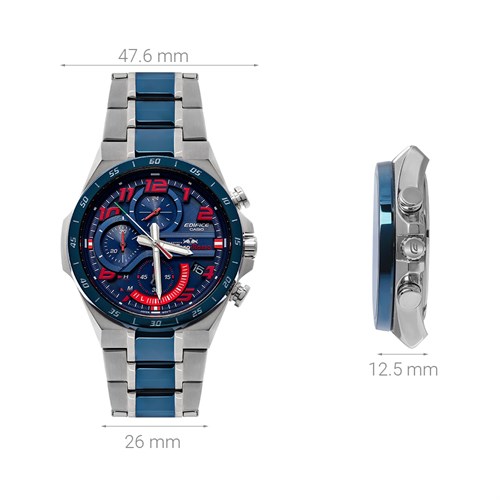 Đồng hồ EDIFICE CASIO 47.6 mm Nam EQS-920TR-2ADR Màu Bạc