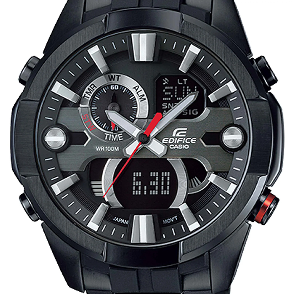 Đồng hồ EDIFICE CASIO 47 mm Nam ERA-201BK-1AVDF Màu Đen