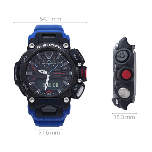 Đồng hồ G-SHOCK 54.1 mm Nam GR-B200-1A2DR Màu Xanh Dương