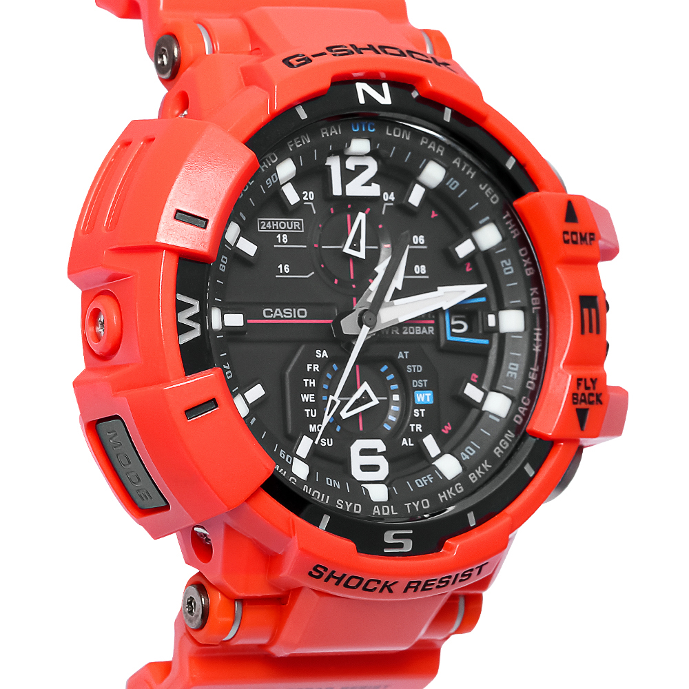 Đồng hồ G-SHOCK 53.8 mm Nam GW-A1100R-4ADR Màu Cam