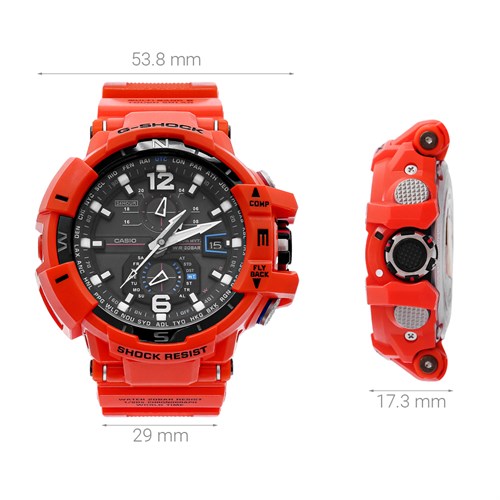 Đồng hồ G-SHOCK 53.8 mm Nam GW-A1100R-4ADR Màu Cam