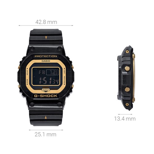 Đồng hồ G-SHOCK 5600 42.8 mm Nam GW-B5600SGM-1DR Màu Đen - Vàng