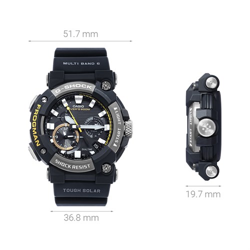 Đồng hồ G-SHOCK 51.7 mm Nam GWF-A1000-1ADR Màu Xanh Dương