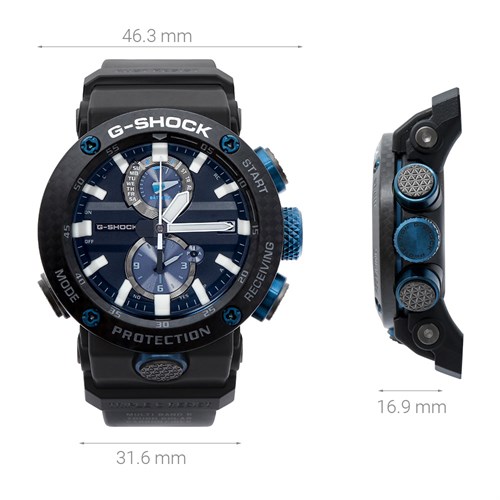 Đồng hồ G-SHOCK 46.3 mm Nam GWR-B1000-1A1DR Màu Đen