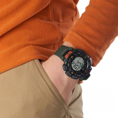 Đồng hồ CASIO PROTREK 50.9 mm Nam PRG-240-3DR Màu Xanh rêu