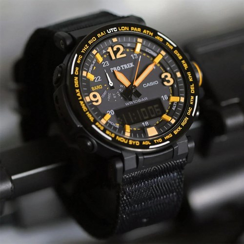 Đồng hồ CASIO PROTREK 51.5 mm Nam PRG-600YB-1DR Màu Đen